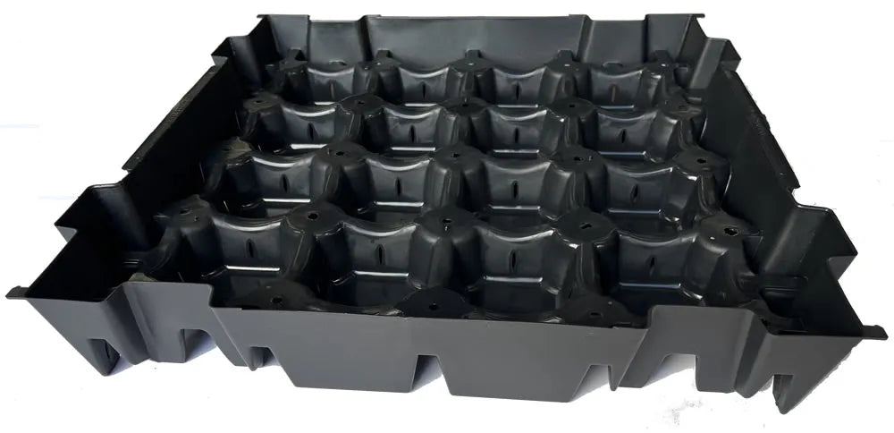 Greenrooftops sedum roof tray empty